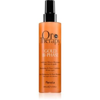 Fanola Oro Therapy Gold Bi-Phase 2 fázisú, öblítést nem igénylő kondicionáló 200 ml kép