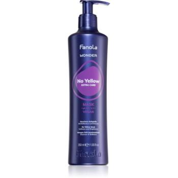 Fanola Wonder No Yellow Mask haj maszk semlegesíti a sárgás tónusokat 350 ml kép