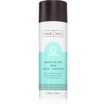 Frank Body Smoothing AHA gyengéd hámlasztó tej A.H.A.-val (Alpha Hydroxy Acids) 140 ml kép