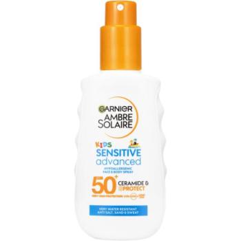 Garnier Ambre Solaire Advanced Sensitive Kids Naptej spray formában SPF 50+ 150 ml kép