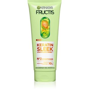 Garnier Fructis Keratin Sleek kondícionáló a száraz és töredezett hajra 200 ml kép