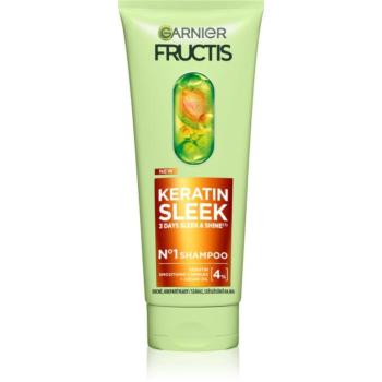 Garnier Fructis Keratin Sleek sampon száraz és gyenge hajra 200 ml kép