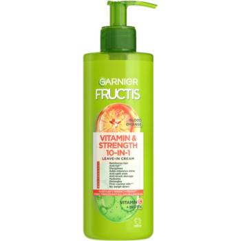 Garnier Fructis Vitamin & Strength leöblítést nem igénylő ápolás a haj megerősítésére 400 ml kép