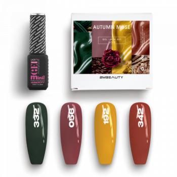Gel Lack - Autumn Muse Set - HEMA Mentes (4 x 5 ml) kép