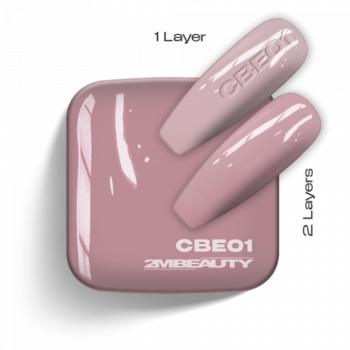 Gel Lack - Colored Base Elastic CBE01 - HEMA Mentes (13 ml) kép