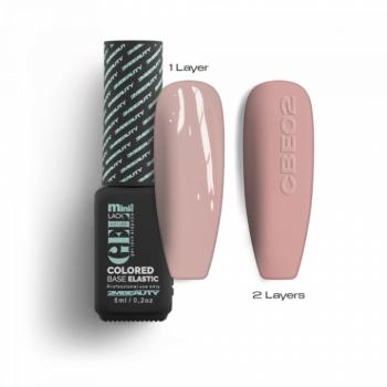 Gel Lack - Colored Base Elastic CBE02 - HEMA Mentes (5ml - mini me) kép