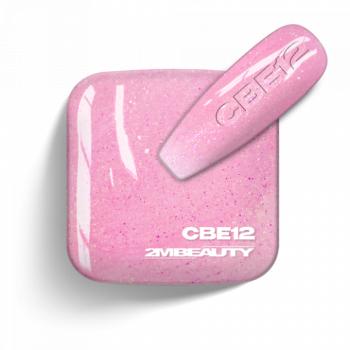 Gel Lack - Colored Base Elastic Shimmer CBE12 - HEMA Mentes (13 ml) kép