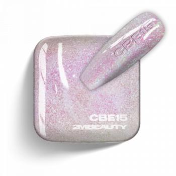 Gel Lack - Colored Base Elastic Shimmer CBE15 - HEMA Mentes (13 ml) kép