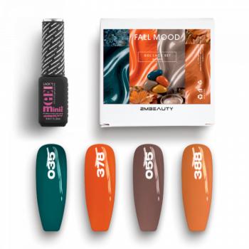 Gel Lack - Fall Mood Set - HEMA Mentes (4 x 5 ml) kép