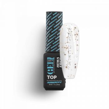 Gel Lack Fedő - Top Coat Charm Gold - HEMA Mentes (5ml - mini me) kép