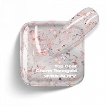 Gel Lack Fedő - Top Coat Charm Rosegold - HEMA Mentes (13 ml) kép