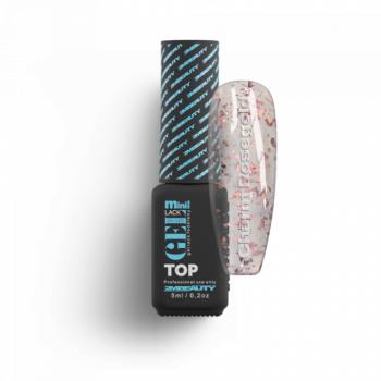 Gel Lack Fedő - Top Coat Charm Rosegold - HEMA Mentes (5ml - mini me) kép