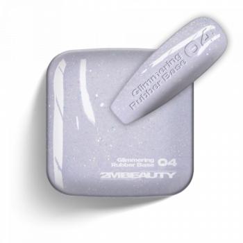 Gel Lack - Glimmering Rubber Base 04 - HEMA Mentes (13 ml) kép