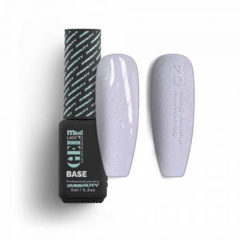 Gel Lack - Glimmering Rubber Base 04 - HEMA Mentes (5ml - mini me) kép