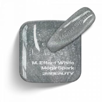 Gel Lack - Magnet Effect White - Mega Spark - HEMA Mentes (13 ml) kép