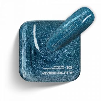 Gel Lack - Magnet Super Diamond 10 - HEMA Mentes (13 ml) kép