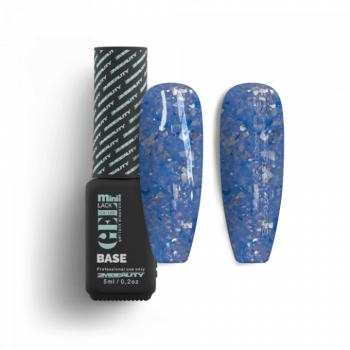 Gel Lack - Milky Rubber Base With Flakes 09 - HEMA Mentes (5ml - mini me) kép
