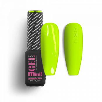Gel Lack - Neon N028 - HEMA Mentes (5ml - mini me) kép