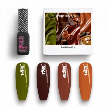 Gel Lack - Pumpkin Spice Set - HEMA Mentes (4 x 5 ml) kép