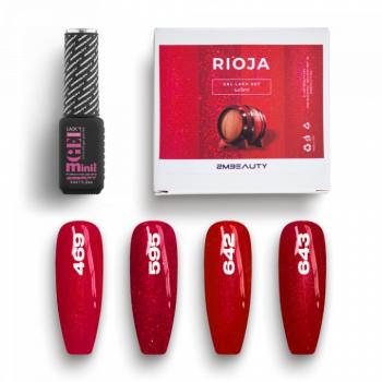 Gel Lack - Rioja Set - HEMA Mentes (4 x 5 ml) kép