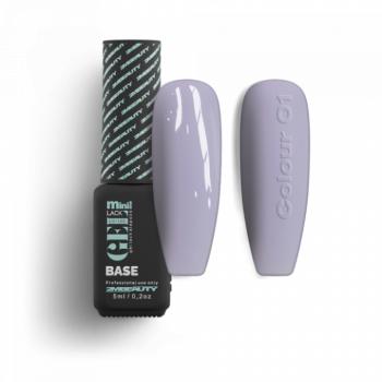 Gel Lack - Rubber Base Colour 01 - HEMA Mentes (5ml - mini me) kép