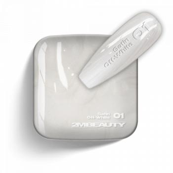 Gel Lack - Satin - 01 Off-White - HEMA Mentes (13 ml) kép