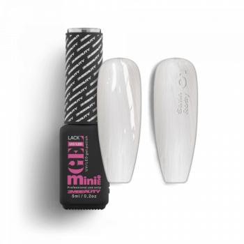 Gel Lack - Satin - 01 Off-White - HEMA Mentes (5ml - mini me) kép