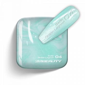 Gel Lack - Satin - 04 Green Lagoon - HEMA Mentes (13 ml) kép