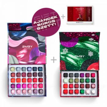 Gel Lack Szett - Collection 3-4 - Seasonal Glow + Holiday Glow - 1x30db + 1x24db (szett) kép