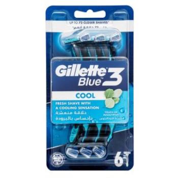 Gillette Blue3 eldobható borotvák Cool 6 pcs kép