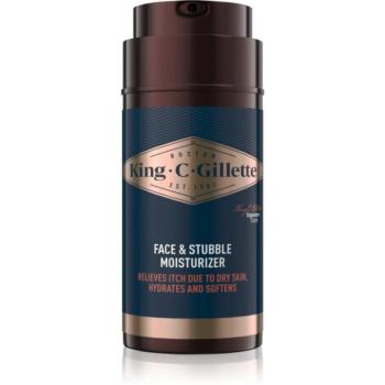 Gillette King C. Face & Stubble Moisturizer arc és szakáll hidratáló krém uraknak 100 ml kép