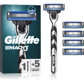 Gillette Mach3 borotva + tartalék pengék 5 db kép