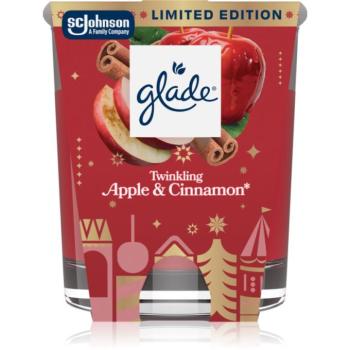 GLADE Twinkling Apple & Cinnamon illatgyertya 112 g