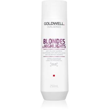 Goldwell Dualsenses Blondes & Highlights sampon szőke hajra semlegesíti a sárgás tónusokat 250 ml kép