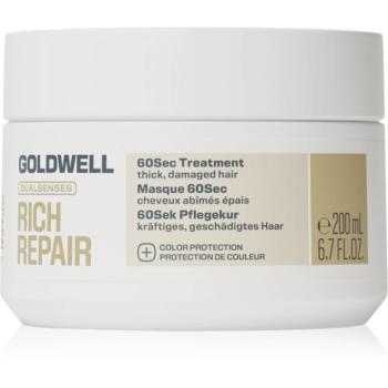 Goldwell Dualsenses Rich Repair 60Sec Treatment mélyen tápláló kúra 200 ml kép