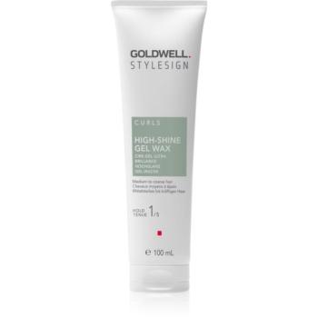 Goldwell StyleSign High-shine Gel Wax zselés wax a hullámos és göndör hajra 100 ml kép