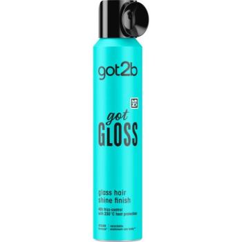 got2b got Gloss Shine Finish hajfényspray a hajformázáshoz, melyhez magas hőfokot használunk 200 ml kép
