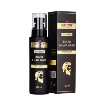 Haj- és szakállsampon férfiaknak – 100 ml - Sattva Ayurveda kép