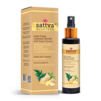 Hajtonik károsodott hajra - Neem és Gyömbér 100 ml - Sattva Ayurveda kép