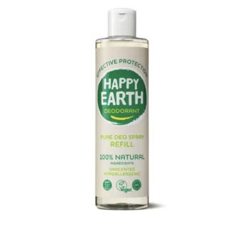 Happy Earth - Dezodor illatmentes, utántöltő, 300 ml