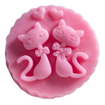 Happy Soaps - Két macska egy medalionban  Glicerin szappan 100 g kép