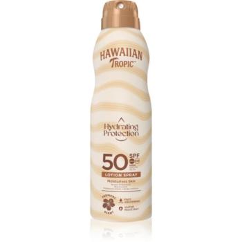 Hawaiian Tropic Hydrating Protection Lotion Spray napozó spray SPF 50 220 ml kép