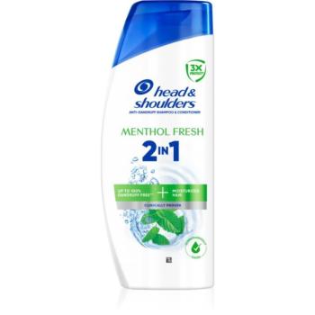 Head & Shoulders Menthol Fresh 2in1 sampon és kondicionáló 2 in1 korpásodás ellen 400 ml kép