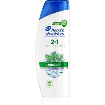 Head & Shoulders Menthol Fresh 2in1 sampon és kondicionáló 2 in1 korpásodás ellen 625 ml kép