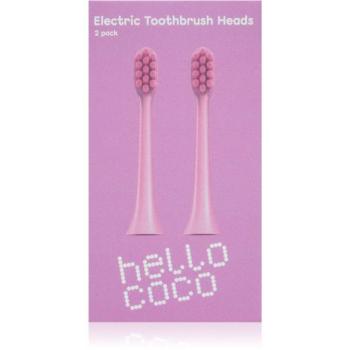hello coco Electric Toothbrush Heads Pink csere fejek a fogkeféhez 2 db kép
