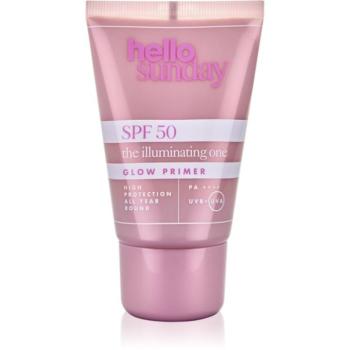 hello sunday the illuminating one védő sminkalap a make-up alá SPF 50 50 ml kép