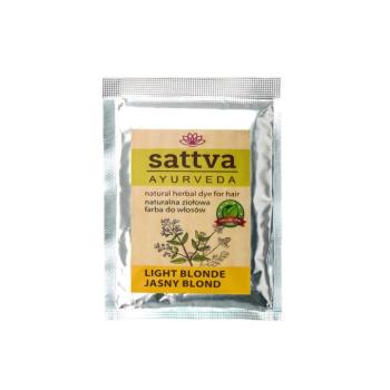 Henna - Természetes növényi hajfesték , világosszőke 10g - Sattva Ayurveda kép
