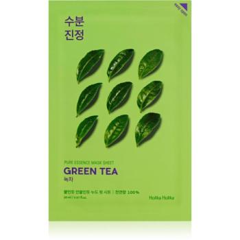 Holika Holika Pure Essence Green Tea ápoló arcmaszk az érzékeny, vörösödésre hajlamos bőrre 23 ml kép