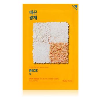 Holika Holika Pure Essence Rice szövet arcmaszk az arcbőr élénkítésére és vitalitásáért 23 ml kép