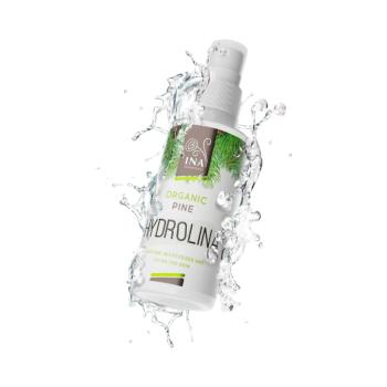 HYDROLINA – organikus erdeifenyő-víz – láb- és körömápoló spray kellemetlen lábszag és izzadás esetén – 150 ml – INA Essentials kép